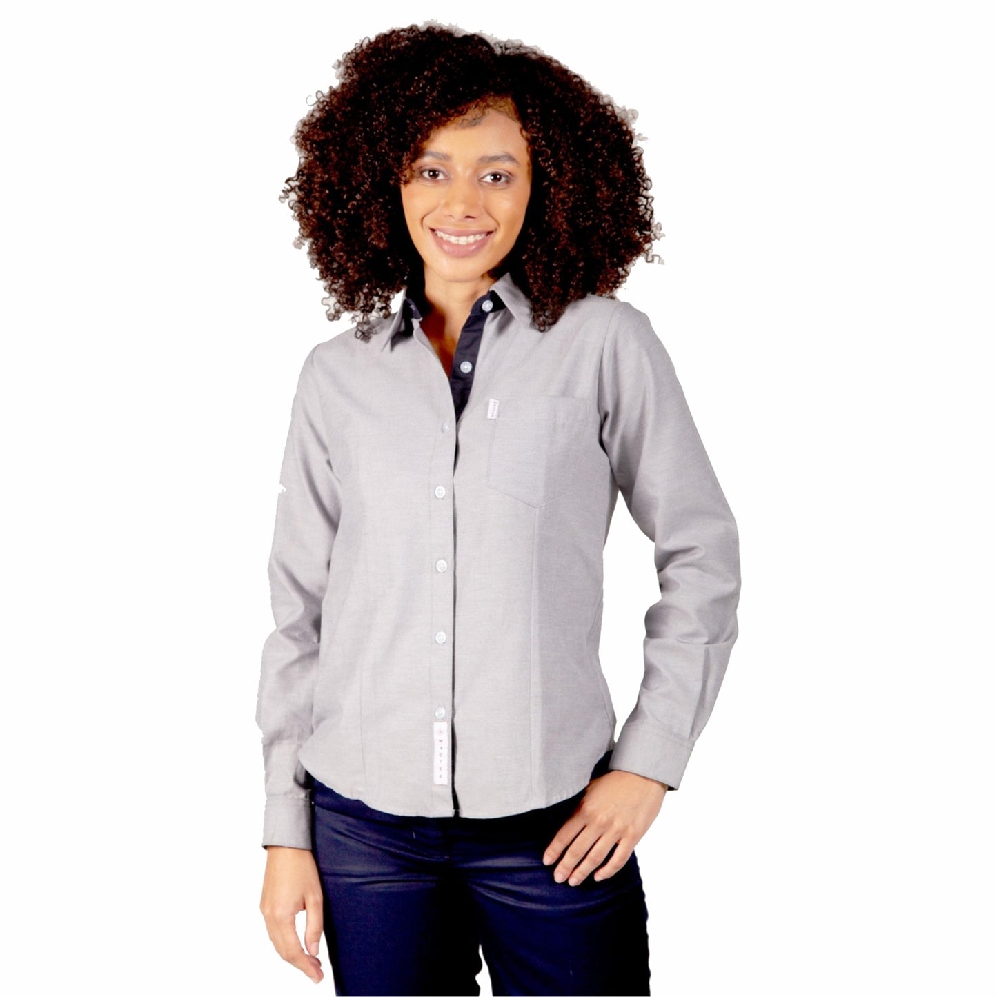 Camisa Dama - Magtex Oxford Manga Larga