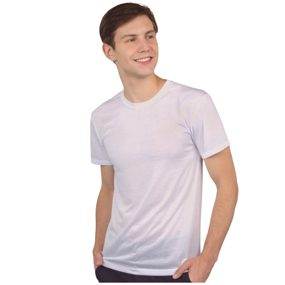 Playera Caballero - Cuello Redondo 100% Poliester Sublimable 4000c