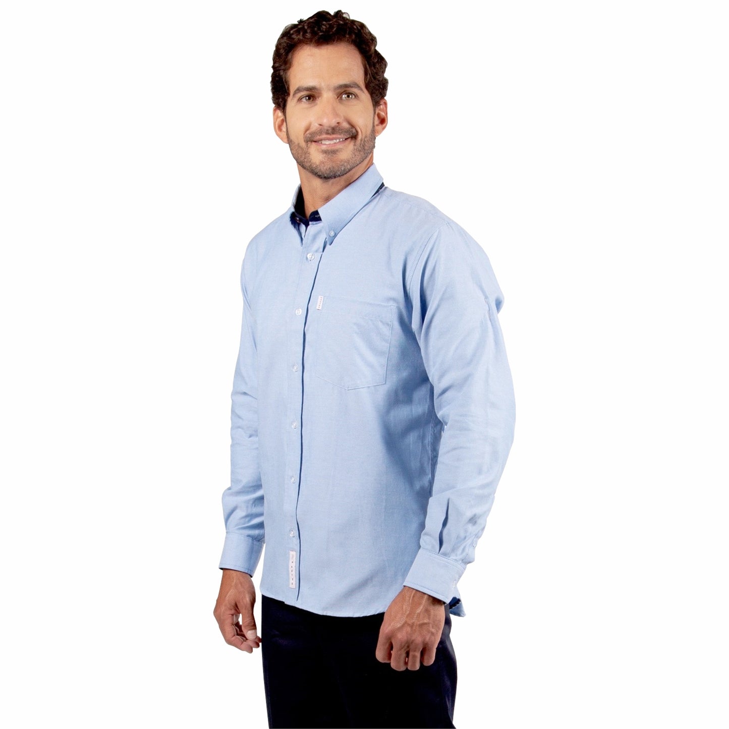 Camisa Caballero - Magtex Oxford Manga Larga