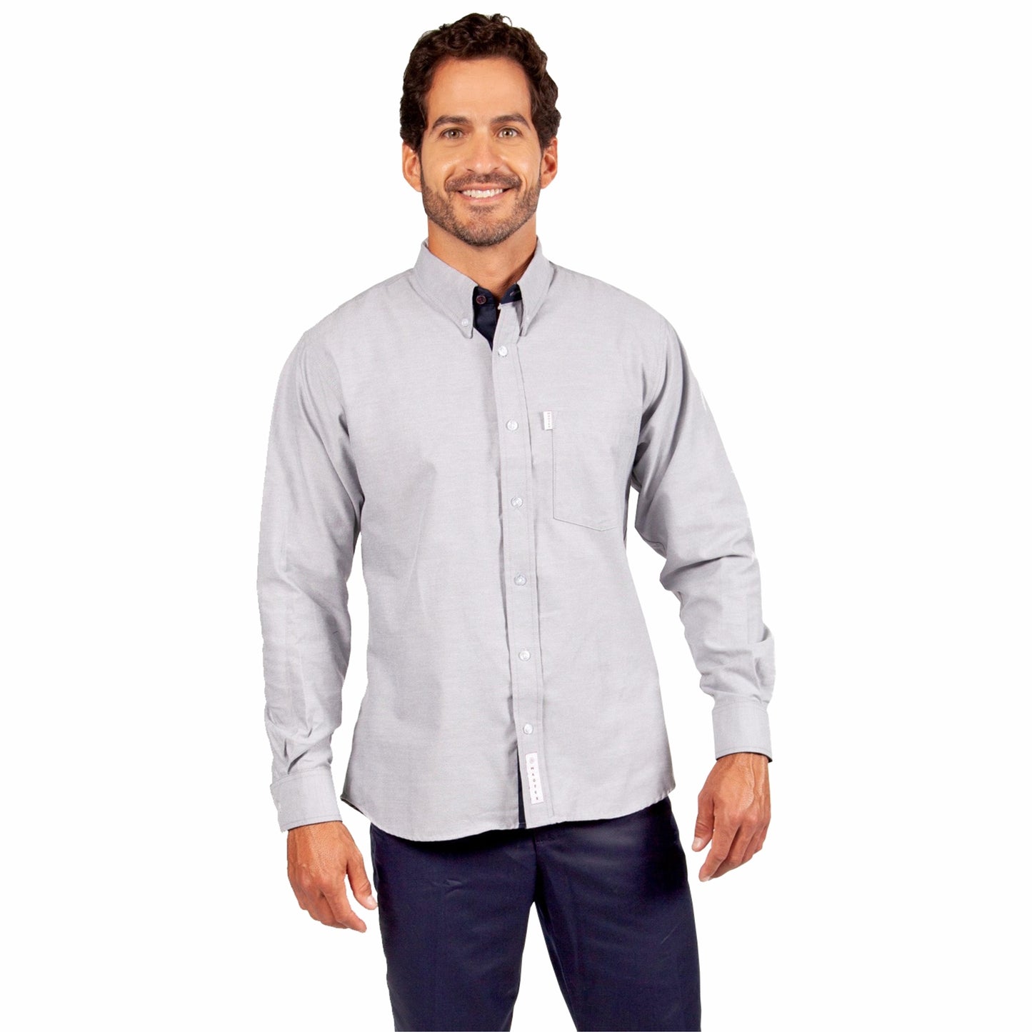 Camisa Caballero - Magtex Oxford Manga Larga